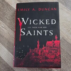 Wicked Saints Emily A Duncan Signed First Edition OwlCrate Hardcover YA Fantasy